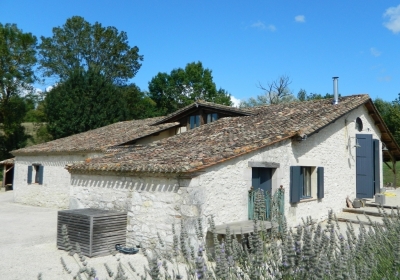 Substantial converted barn with integral guest apartment, heated swimming pool, garaging and 2ha