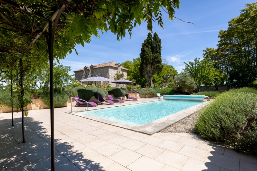 Substantial 13th century fortified manoir with swimming pool and garden