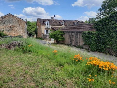 Restored farmhouse with 2 gites, 2 swimming pools, outbuildings and 20ha