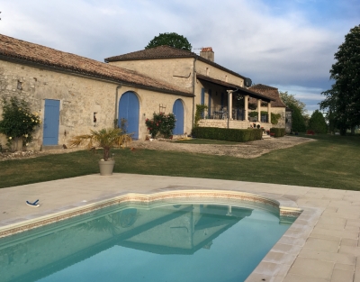 Restored 19th century farmhouse with 3 bedroom guest cottage, swimming pool and 5.8ha